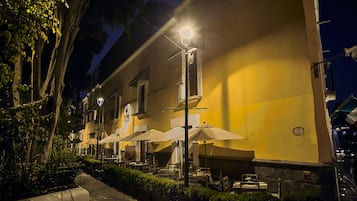 Front of property – evening/night