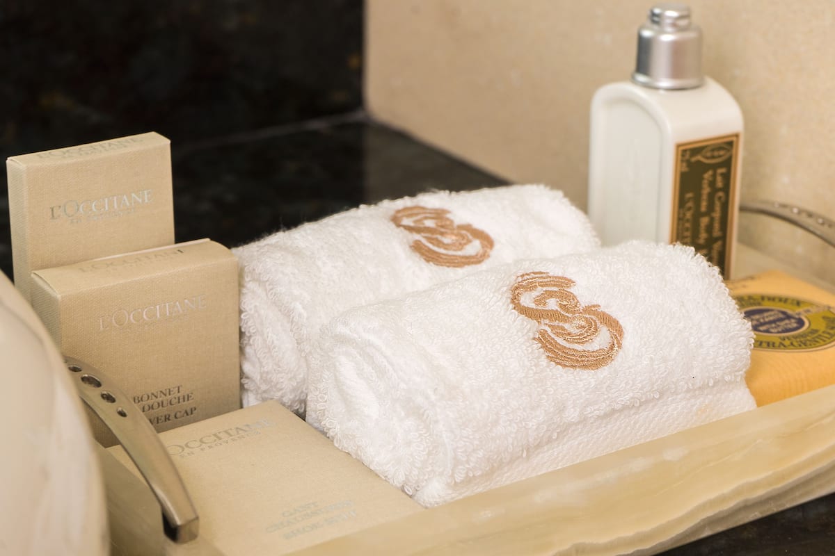 superior room, 2 double beds | bathroom amenities | designer toiletries, hair dryer, bathrobes, slippers