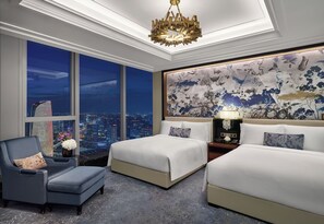 Twin Tower room with 2 Queen bed | Hochwertige Bettwaren, Daunenbettdecken, Pillowtop-Betten