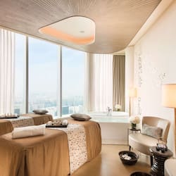 Couples treatment room(s), sauna, hot tub, steam room, body treatments