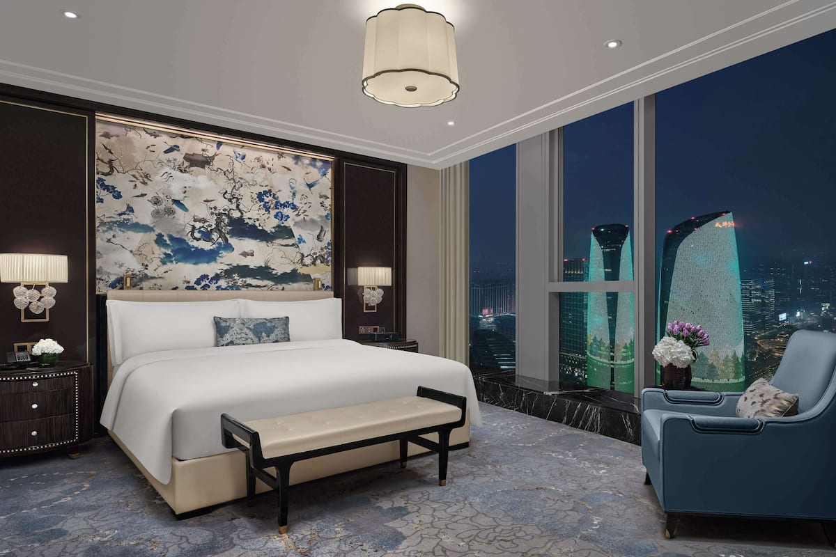 Premium bedding, down comforters, pillowtop beds