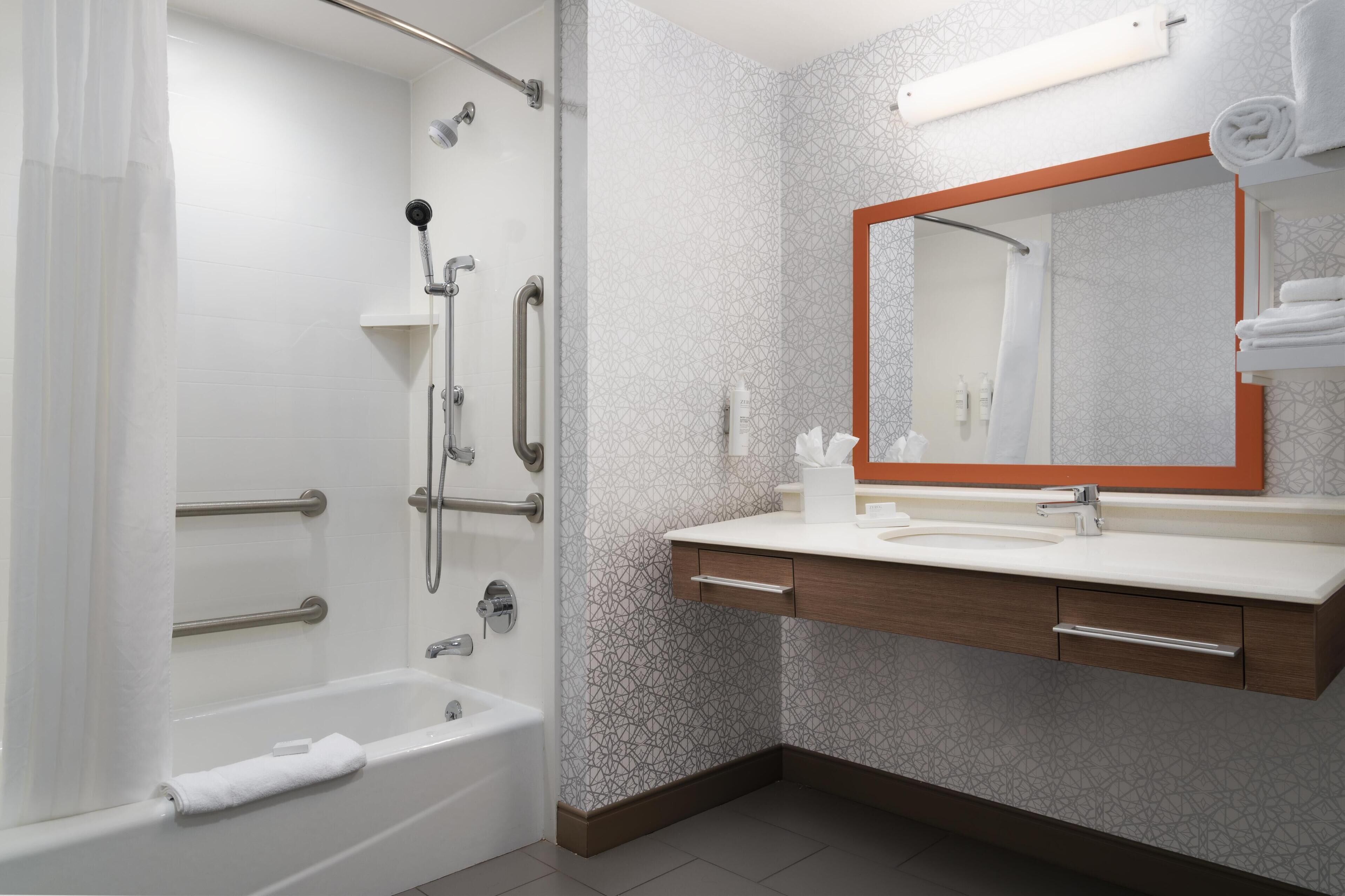 free toiletries, hair dryer, towels, soap