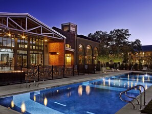 Outdoor pool, open 9 AM to 9 PM, cabanas (surcharge), pool umbrellas - Cavalry Court, by Valencia Hotel Collection (College Station)