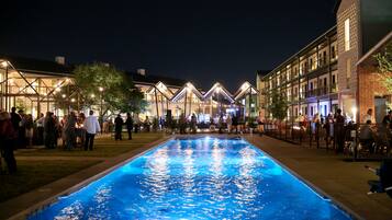 Outdoor pool, open 9 AM to 9 PM, cabanas (surcharge), pool umbrellas
