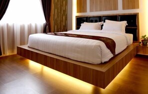 Een bureau, extra bedden, gratis wifi