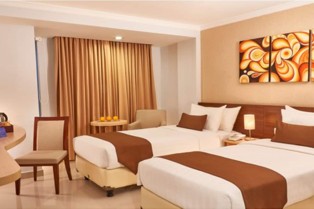 Phòng 2 giường đơn Superior, 2 giường đơn | Két bảo mật tại phòng, bàn, khu vực làm việc phù hợp cho laptop