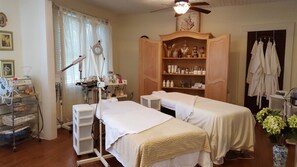Tratamientos corporales, aromaterapia y masajes con piedras calientes 