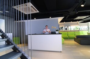 Blick von der Unterkunft