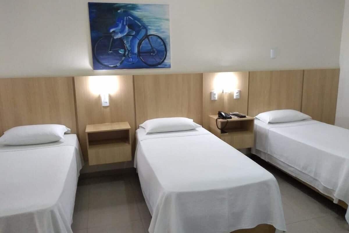 triple room, 3 single beds | 1 bedroom, minibar, desk, free wifi