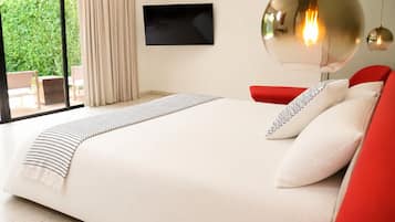 Exclusieve kamer | Luxe beddengoed, Select Comfort-bedden, een minibar