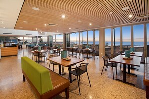 Breakfast, lunch served; local and international cuisine, beach views
