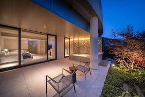 Superior-Zweibettzimmer, Gartenblick | Blick vom Balkon