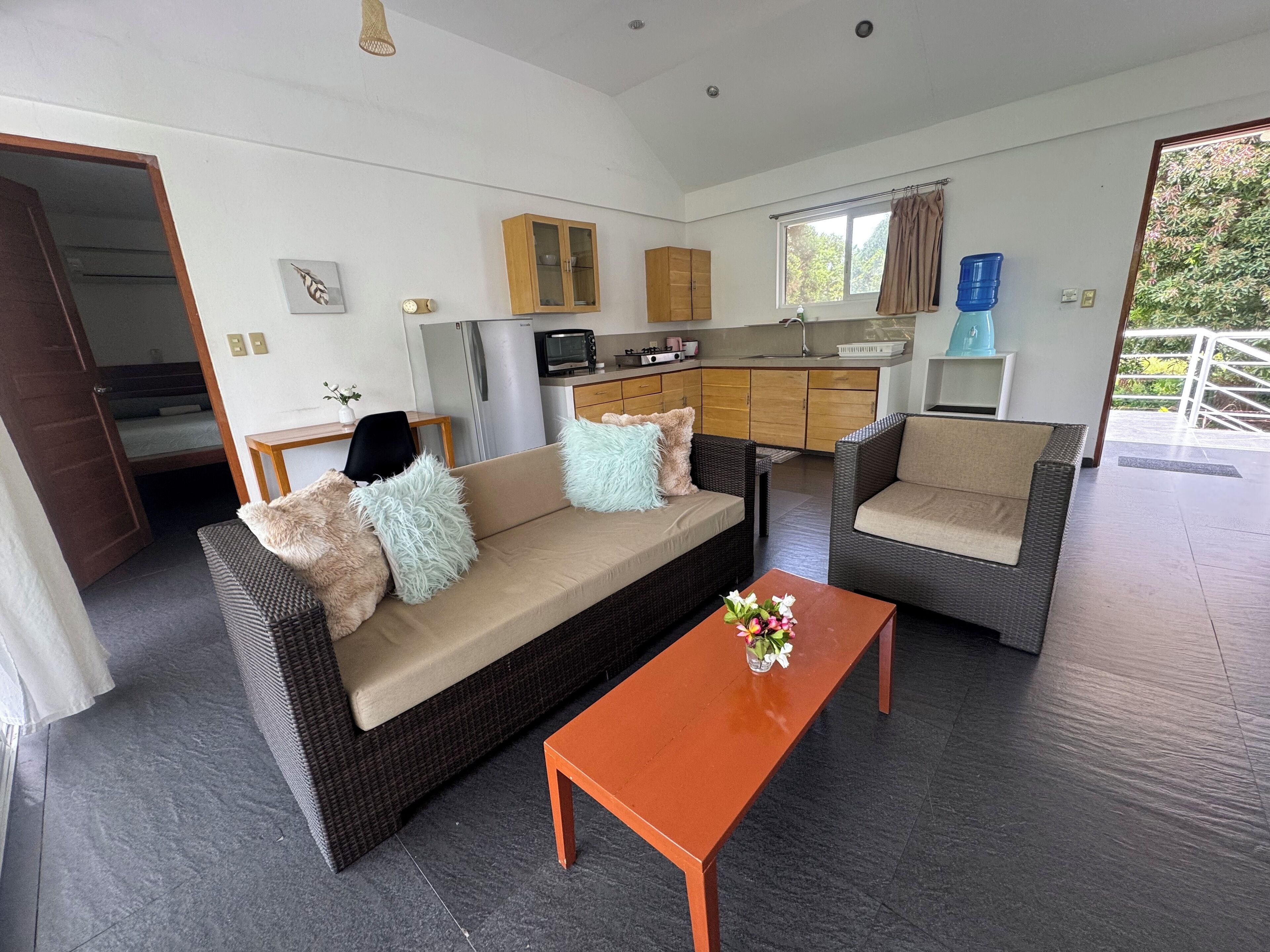 Departamento Confort, 1 habitación | Cocina privada | Refrigerador con congelador, horno, parrilla de estufa y lavavajillas 