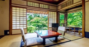 Japanese Room with Private Hot Spring Bath, Kasei, 1F | In-room safe, iron/ironing board, free WiFi, bed sheets - Gora Kansuiro (Hakone)