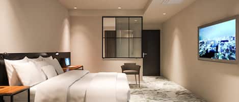 Deluxe Double Room | 1 bedroom, down comforters, free minibar, desk