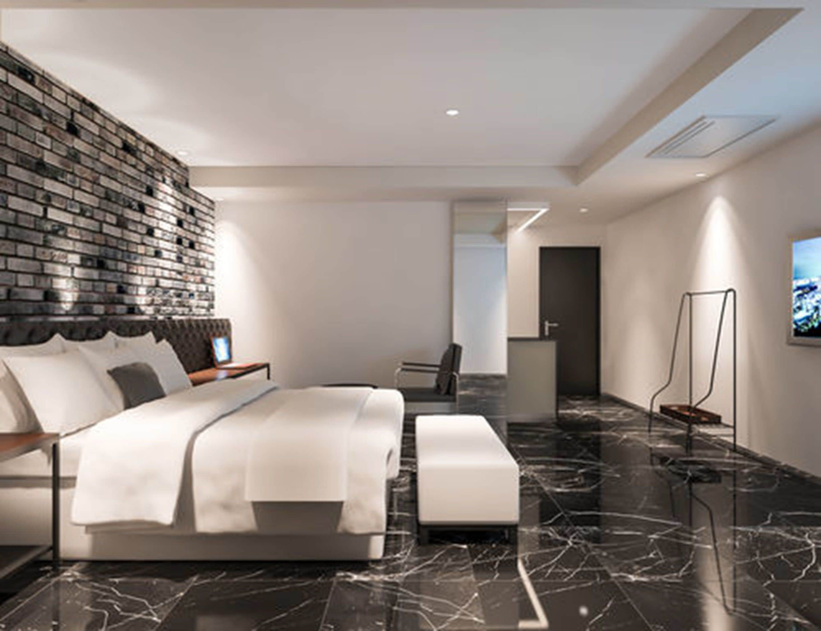 디럭스 더블룸 | 오리/거위털 이불, 무료 미니바, 책상, 방음 설비