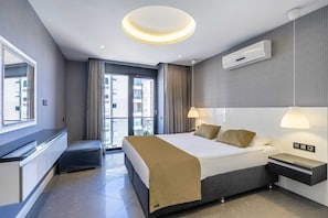 Duplex | 1 bedroom, desk, soundproofing, iron/ironing board - BMK Apart Otel (Antalya)
