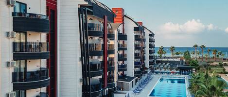 Façade de l’hébergement