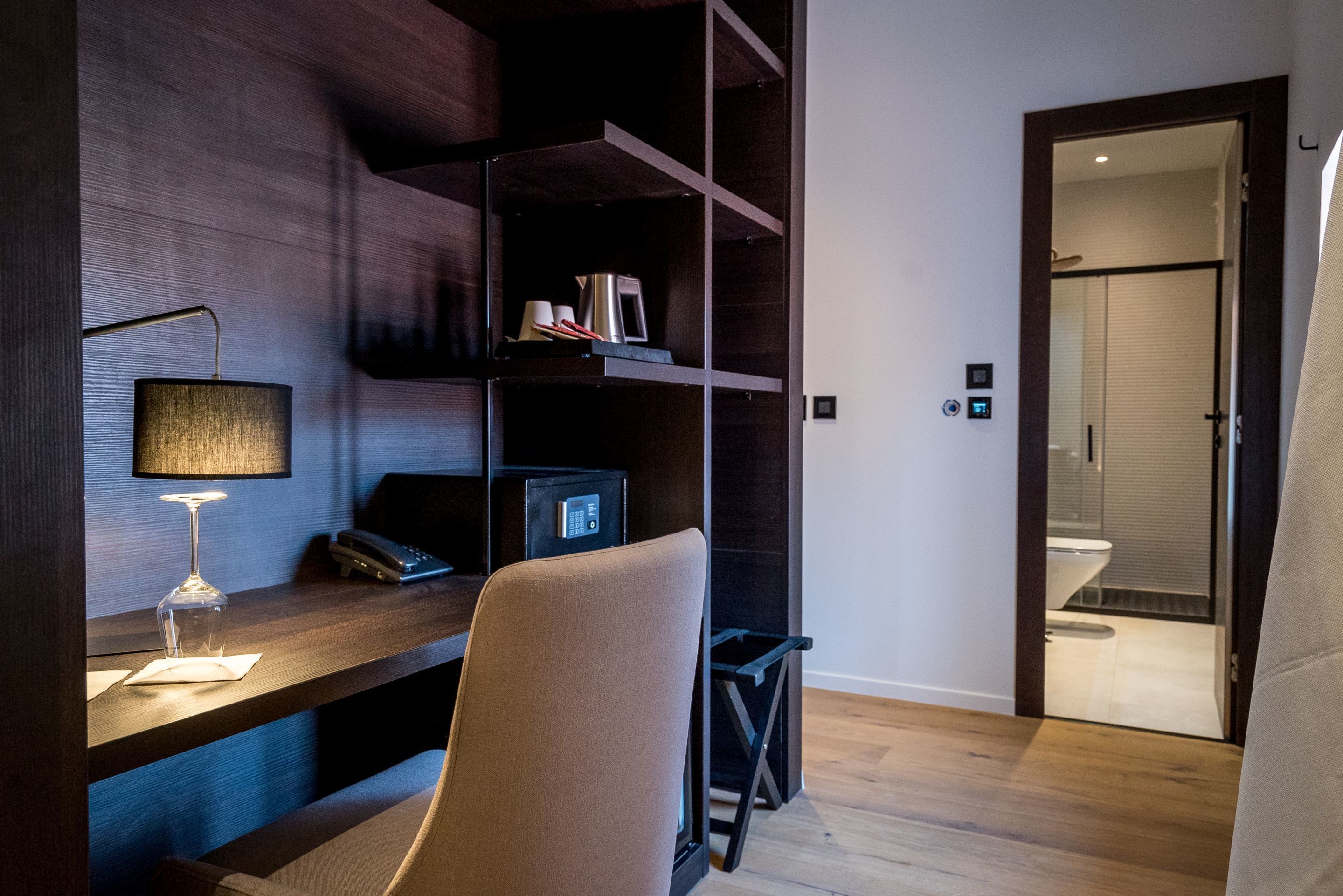 deluxe double room (old town view) | premium bedding, minibar, in-room safe, desk