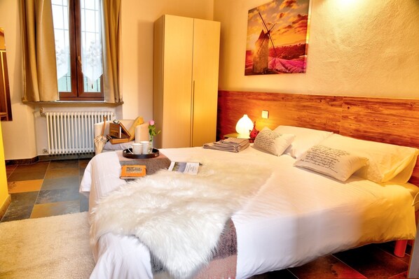 Deluxe Double or Twin Room, Patio, Ground Floor | Premium bedding, down duvets, pillow-top beds, individually furnished