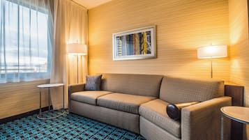 Studio, 1 King-Bett und Schlafsofa | Wohnbereich | 48-Zoll-Smart-TV mit Premium-TV-Sendern, Fernseher, Netflix