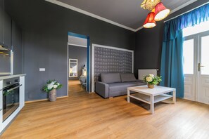 Leilighet – executive | Oppholdsområde | Flatskjerm-TV