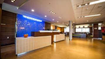 Mostrador para check-in y check-out
