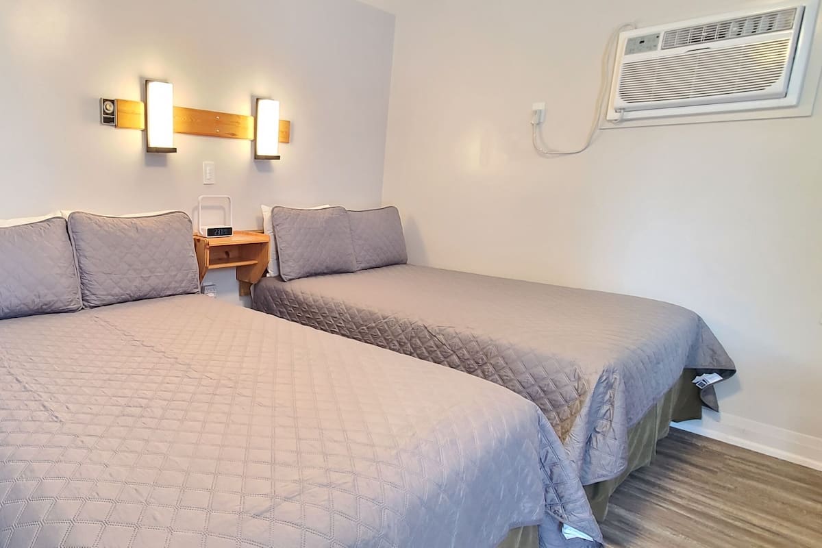 Standard Room, 2 Double Beds | Premium bedding, Tempur-Pedic beds, desk, iron/ironing board