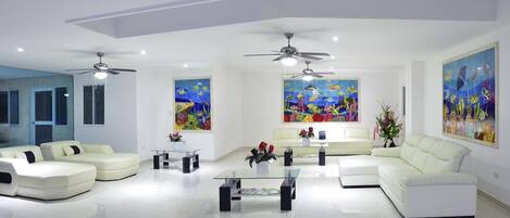 Lobby sitting area
