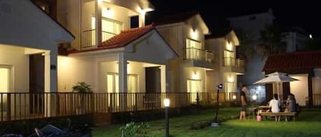 Front of property – evening/night