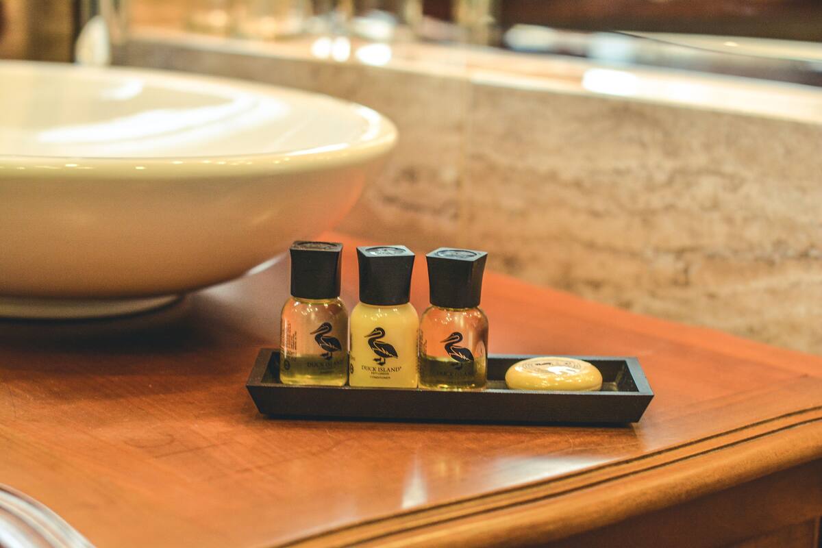 presidential apartment, 1 bedroom, jetted tub | bathroom amenities | free toiletries, hair dryer, towels