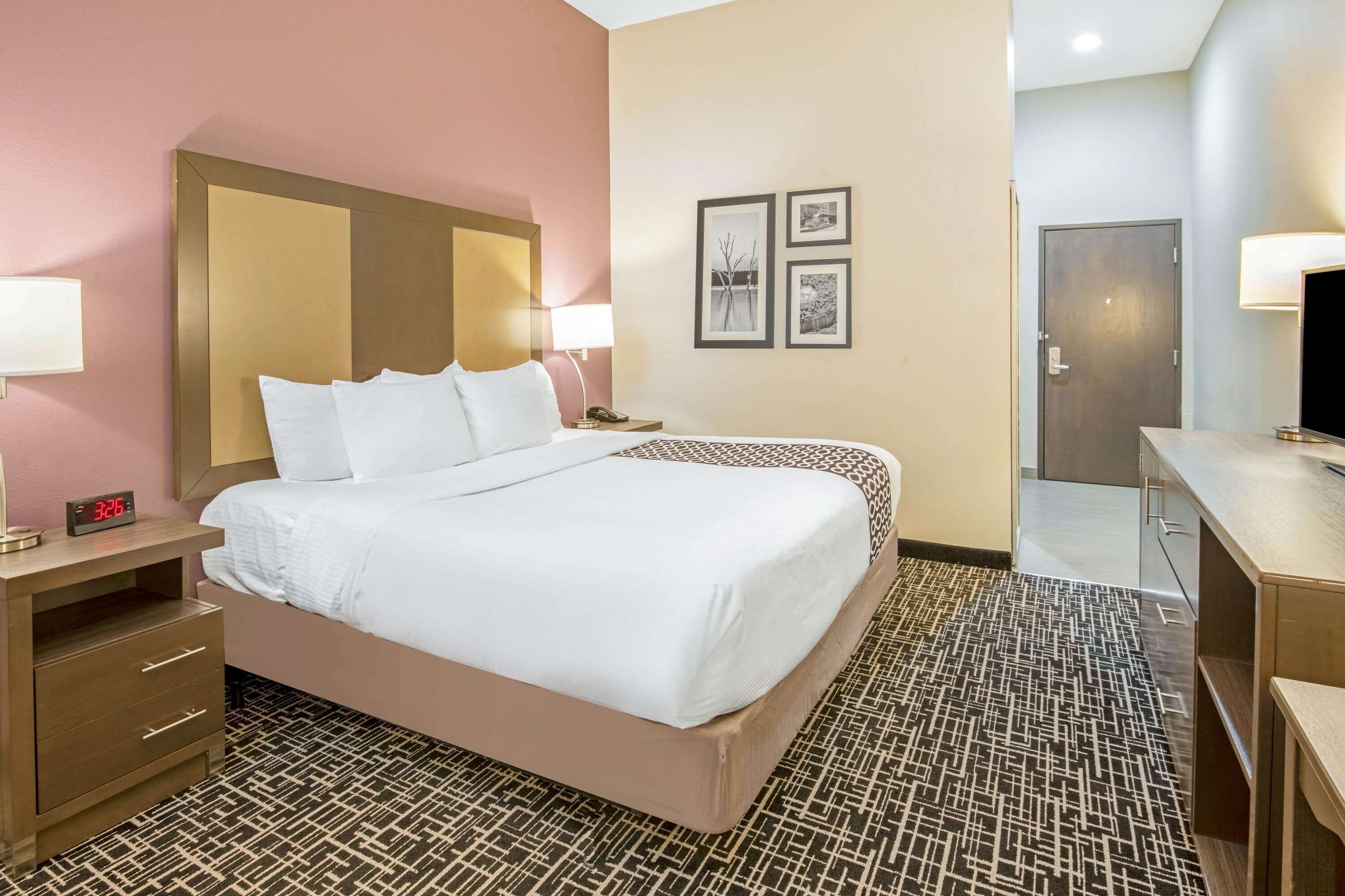 premium bedding, desk, iron/ironing board, free cots/infant beds