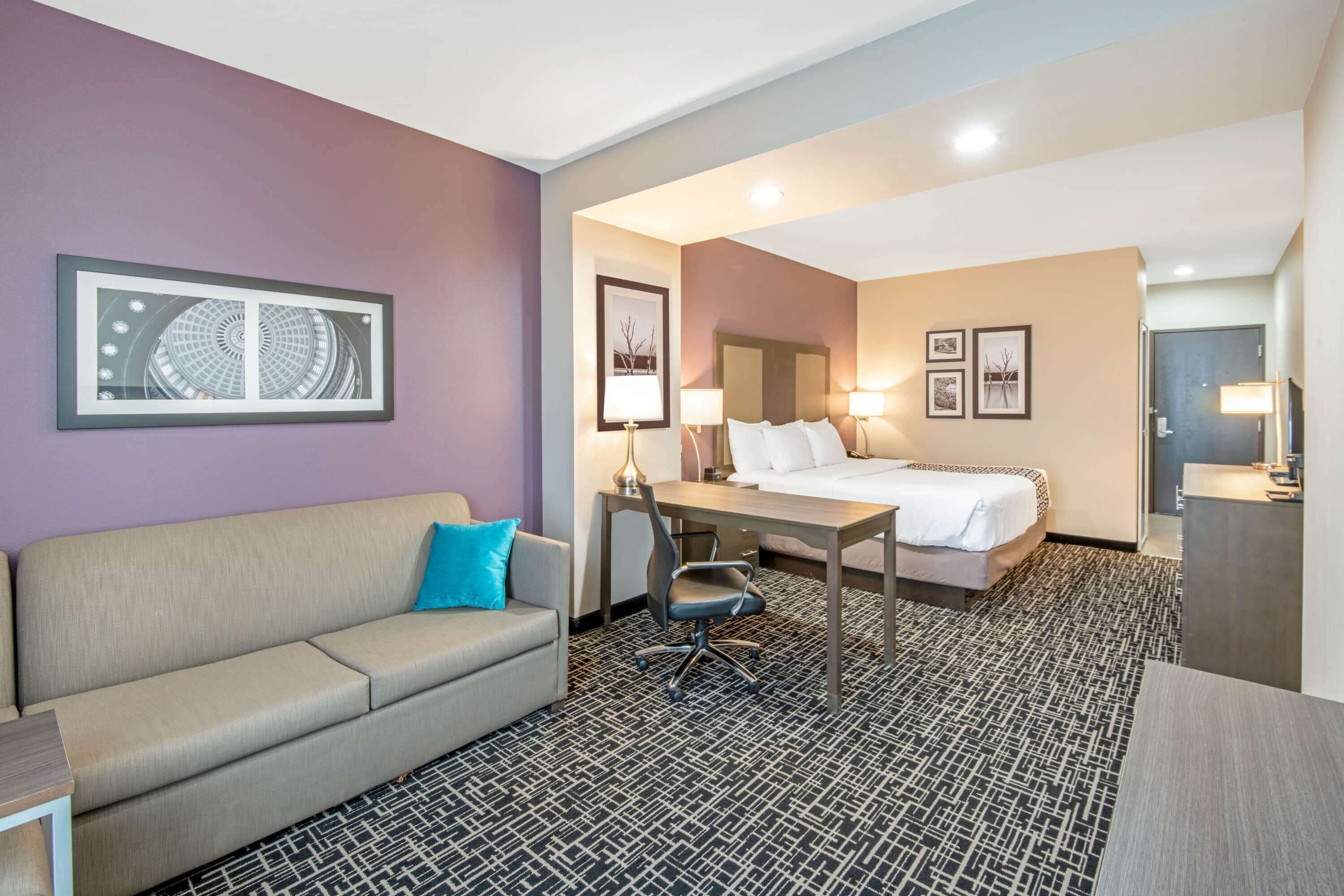 premium bedding, desk, iron/ironing board, free cots/infant beds