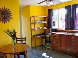 Private kitchen - Purple House- Over the Water Rentals (Bocas del Toro)