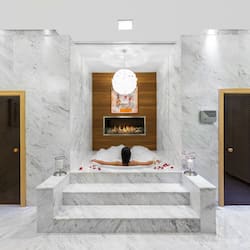 Royal Suite | Bathroom | Shower, designer toiletries, hair dryer, bathrobes