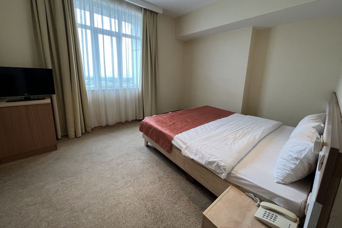 Habitación estándar con 1 cama doble o 2 individuales | 1 dormitorio, caja fuerte, escritorio y wifi gratis