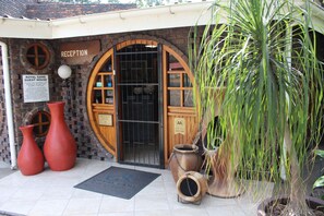 Entrée de l’hébergement
