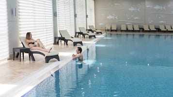 Indoor pool, outdoor pool