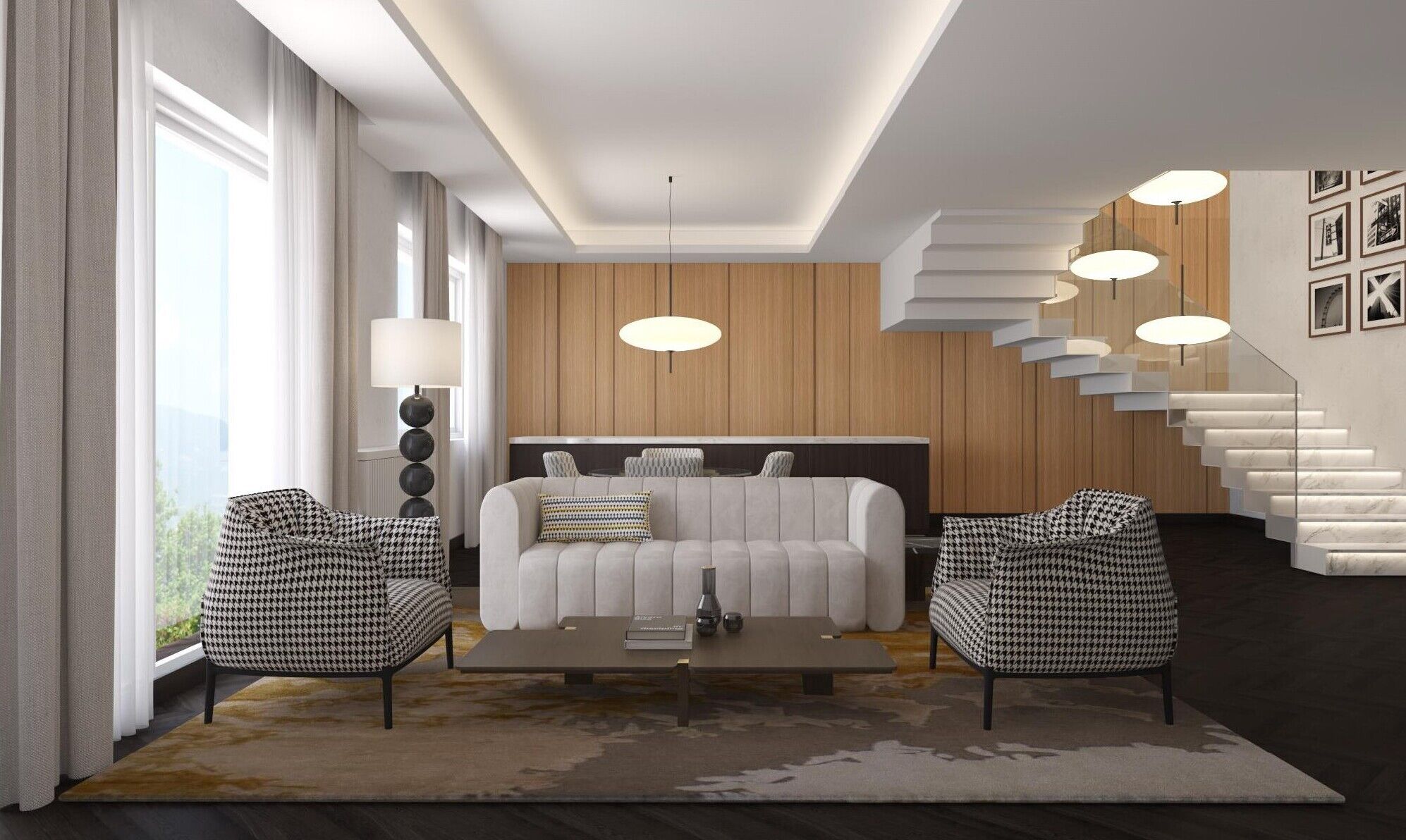 Duplex Suite | Minibar, in-room safe, soundproofing, iron/ironing board