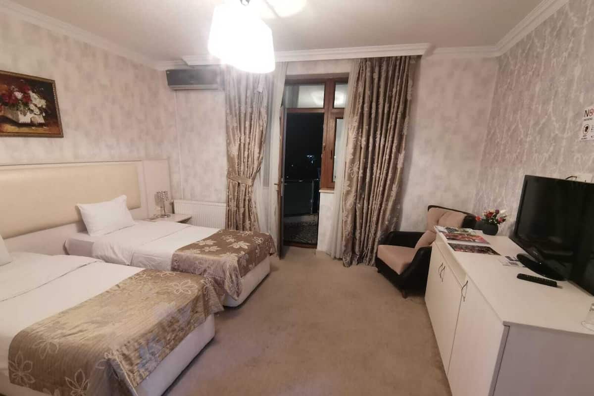 1 habitación y ropa de cama de alta calidad