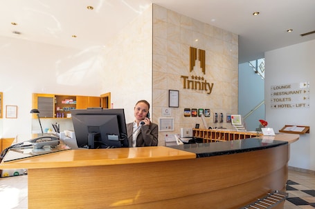 Reception. Hotel Trinity