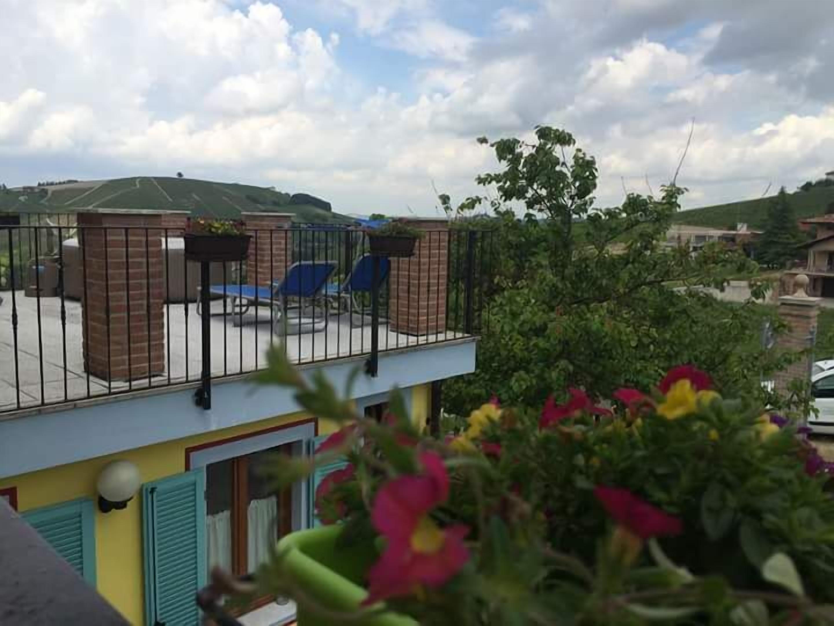 Blick von der Unterkunft