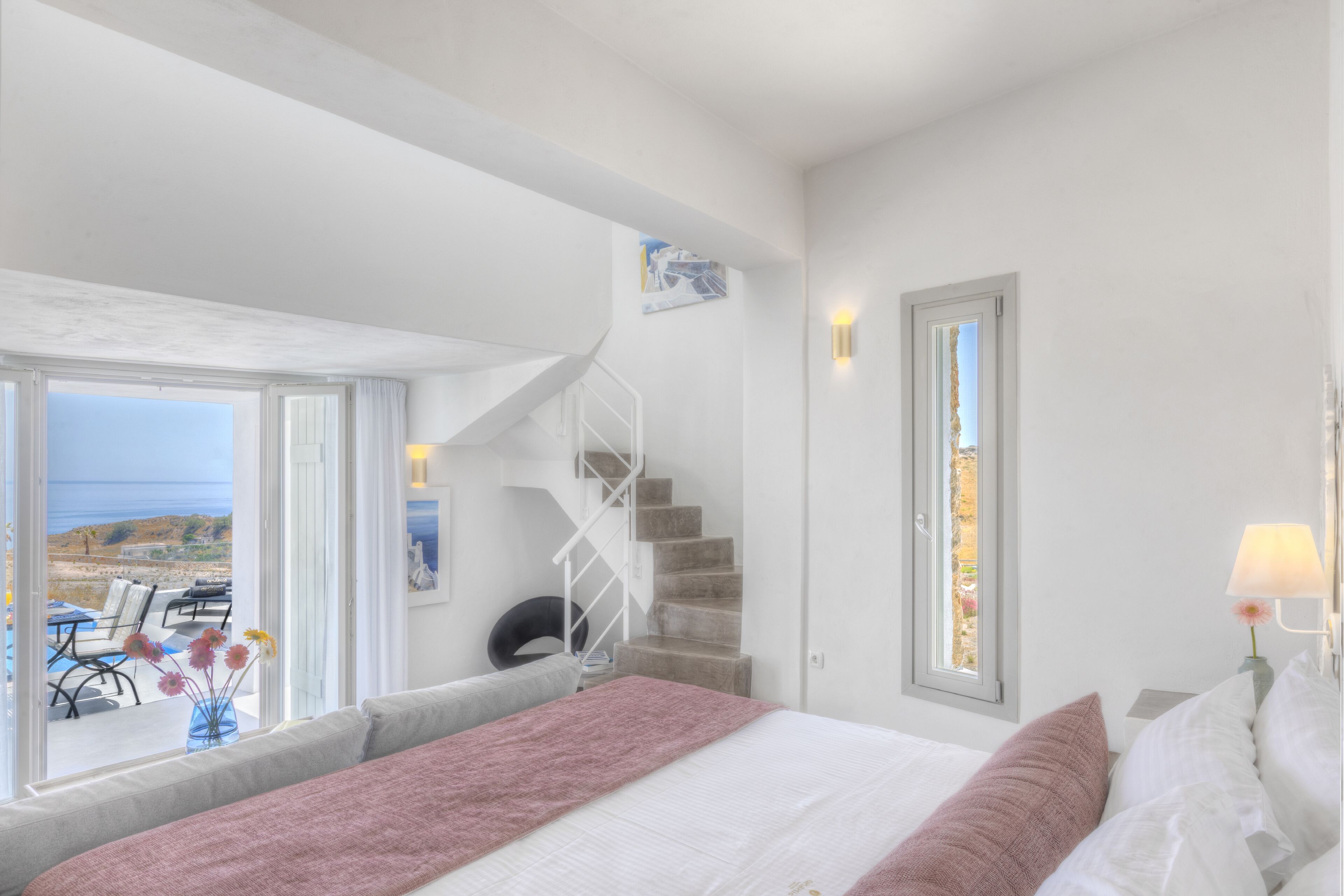 Signature Villa, Private Pool, Sea View | Egyptiska bomullslakan, sängtillbehör av högsta kvalitet och duntäcken