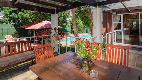 Comfort Apartment, 2 Bedrooms (Unit 2) | Terrace/patio. Brown Jug Guest House