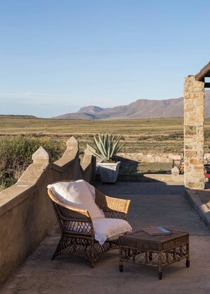 Ferienhaus, 4 Schlafzimmer, eigener Pool, Bergblick (Klip) | Terrasse/Patio