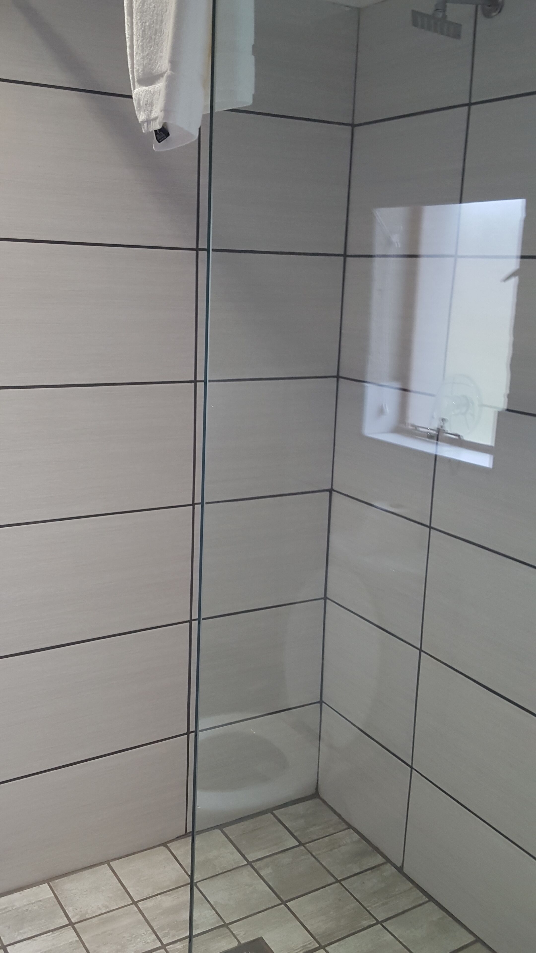 family chalet | bathroom | shower, rainfall showerhead, free toiletries, towels