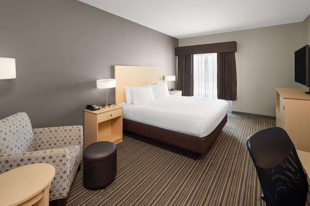 Room, 1 King Bed, Non Smoking | 1 bedroom, premium bedding, in-room safe, desk