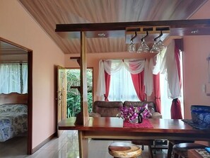Superior Cabin | Living area - Rancho de Lelo Ecolodge  (Monteverde)