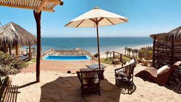 Vila panorâmica, 1 quarto, piscina particular, vista para o oceano | 2 quartos, Wi-Fi de cortesia