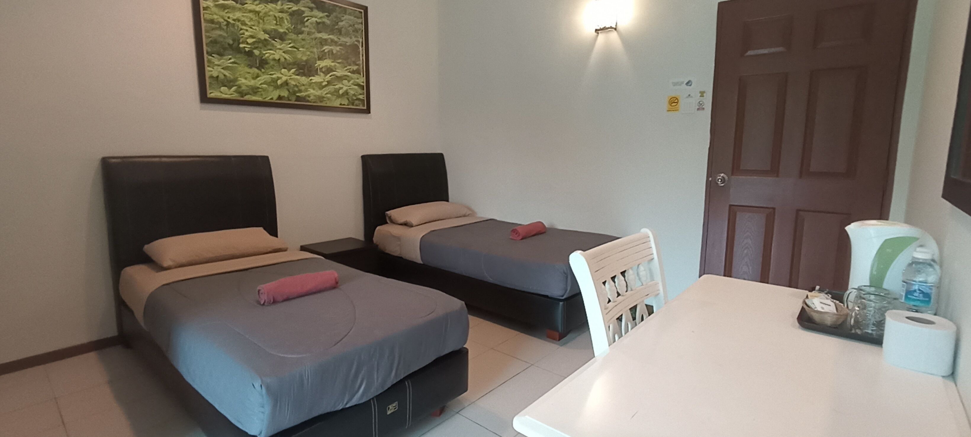twin room | desk, iron/ironing board, rollaway beds, free wifi